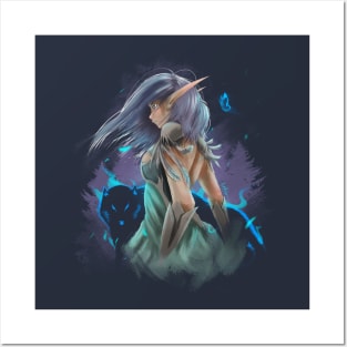 Elven Druid Posters and Art